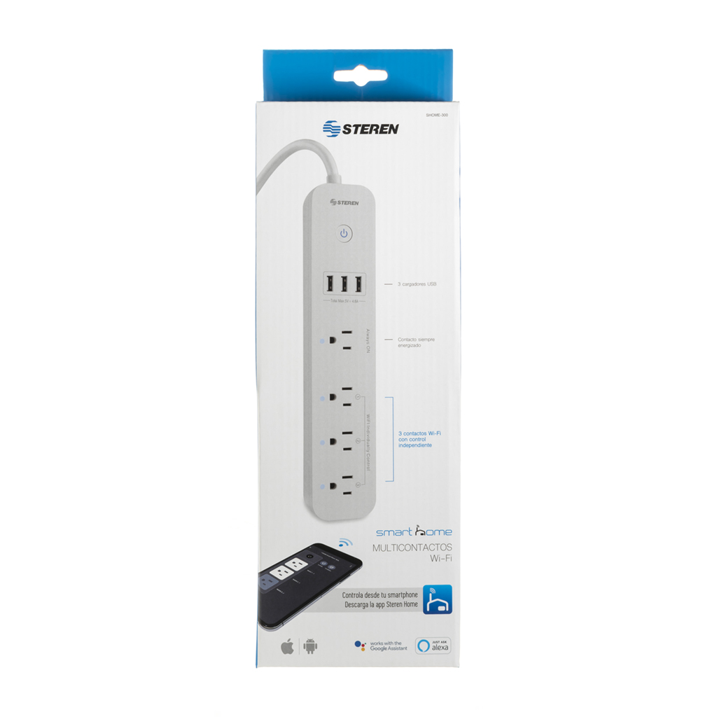 Multicontacto WI-FI, Contacto Individual WI-FI y Control Remoto Universal Steren PK-SH-2CL