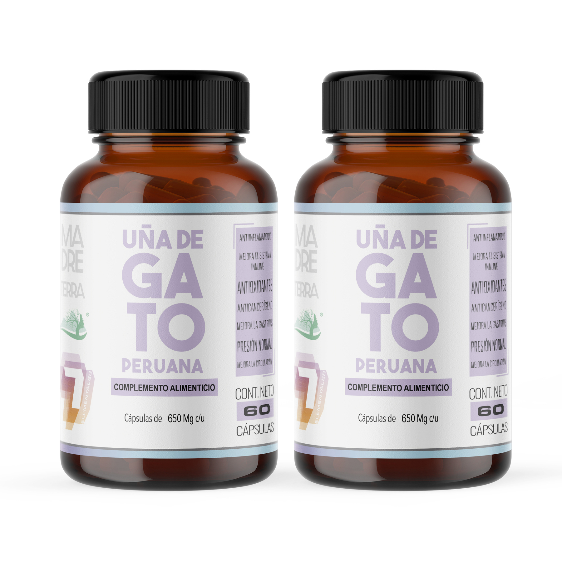 Uña de Gato Peruana Orgánica 2 Pzas