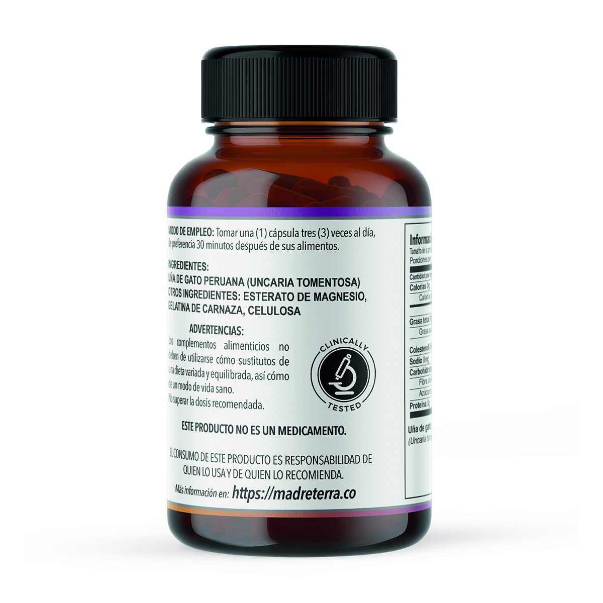 Uña de Gato Peruana Orgánica 2 Pzas