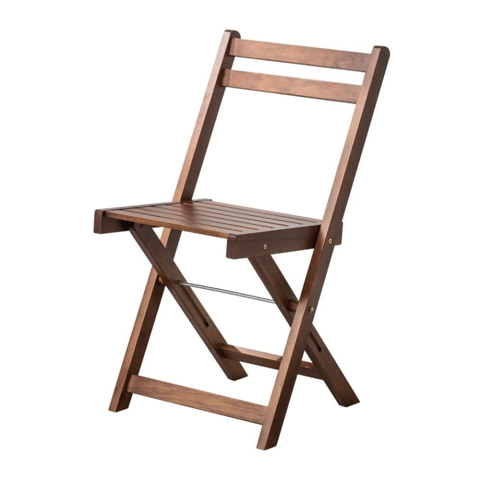 Silla Plegable de Madera Interior y Exterior