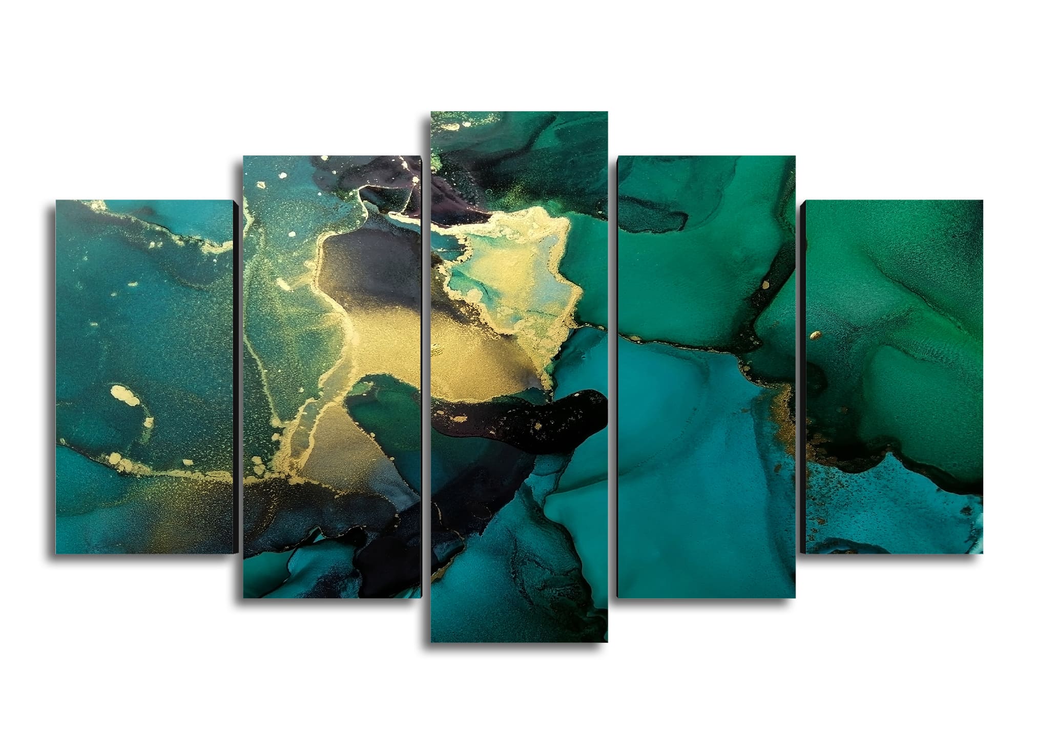 Vidrios Decorativos 150x100cm Cuadro Sobre Vidrio Moderno Gráfico Figuras Geométricas Círculo Grande Cuadros Pared Tríptico Decoracion Salon Impresión En Cristal Wall Art Prints GEA150x100-0599