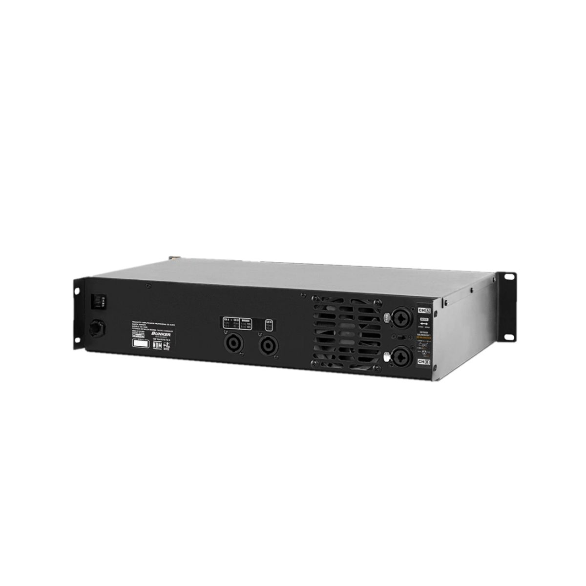 Amplificador De Poder Bunker Cd-14000 2 Canales