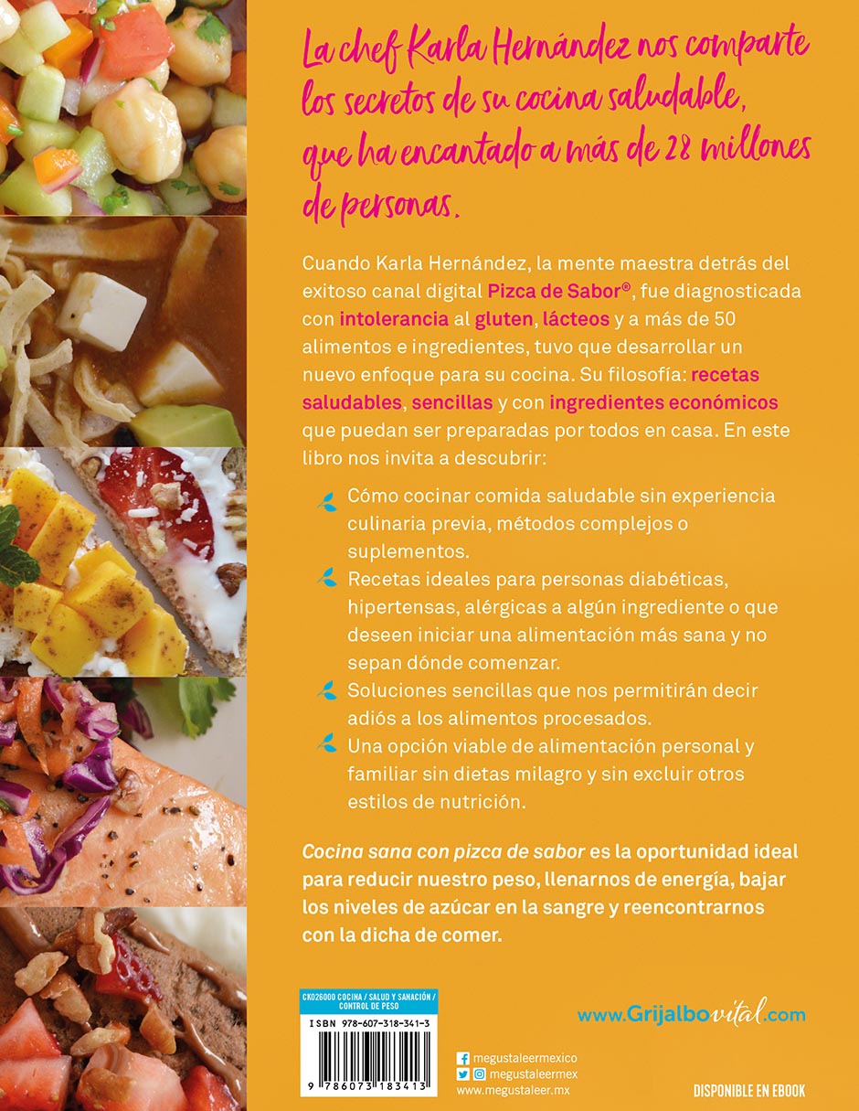 Cocina sana con pizca de saborAutorHernández, Chef Karla