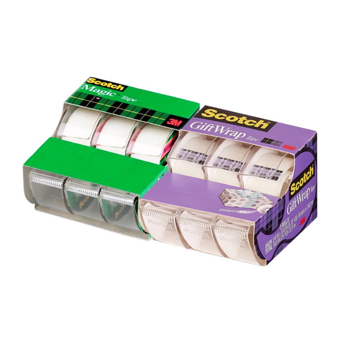 Pack de 6 Cintas Mágica Scotch Se puede Escribir Arriba de la Cinta