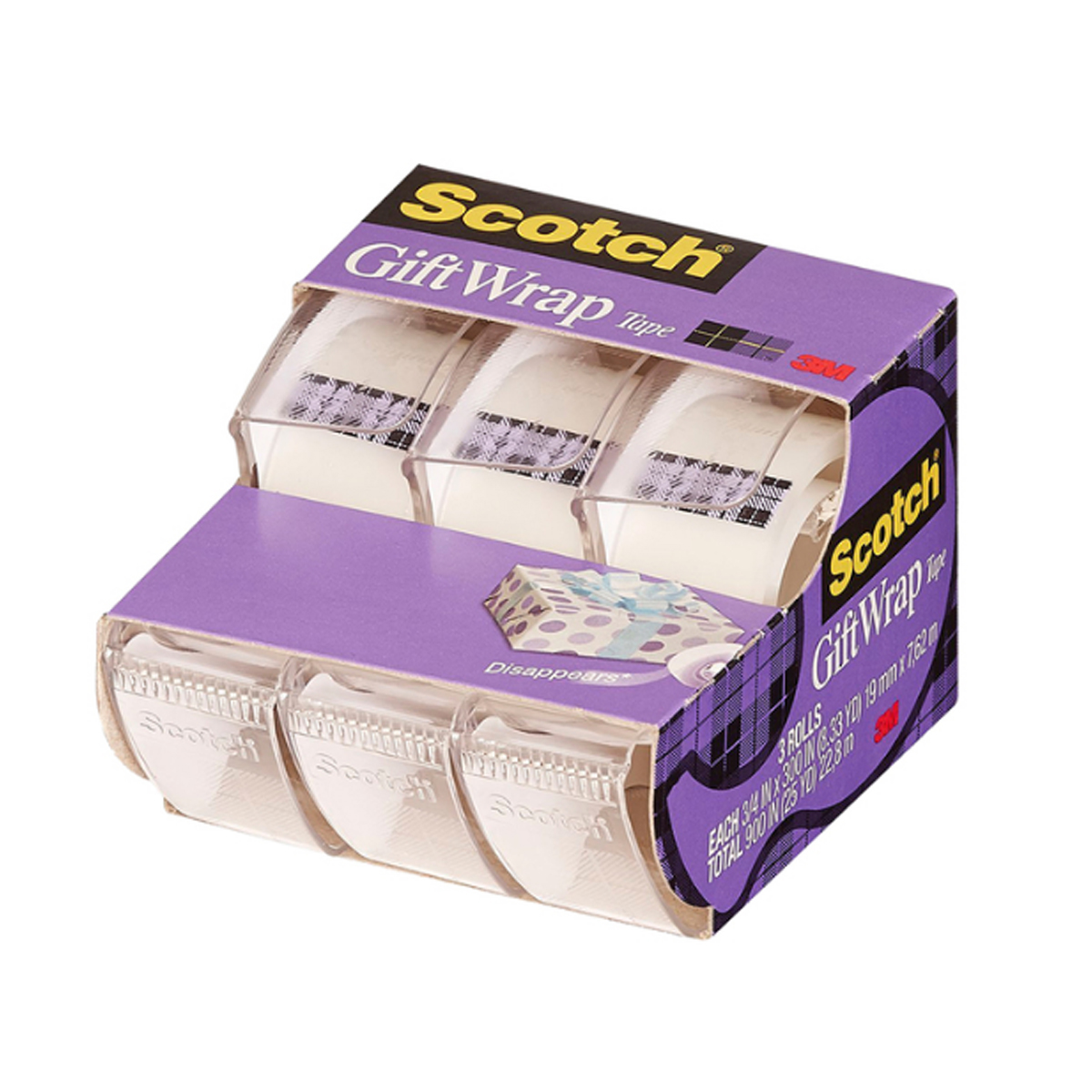 Pack de 6 Cintas Mágica Scotch Se puede Escribir Arriba de la Cinta