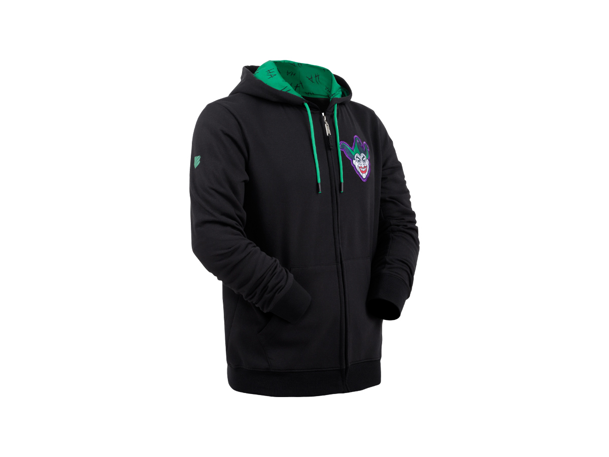 Sudadera Joker-Batman K-swiss color negro tipo Hoddie para Hombre 