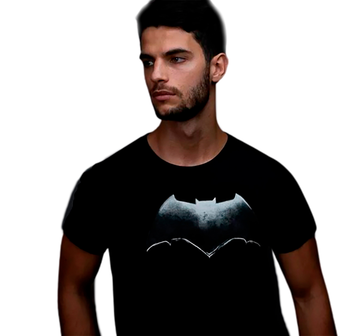 Playera Jl Batman Logo Mascara De Latex