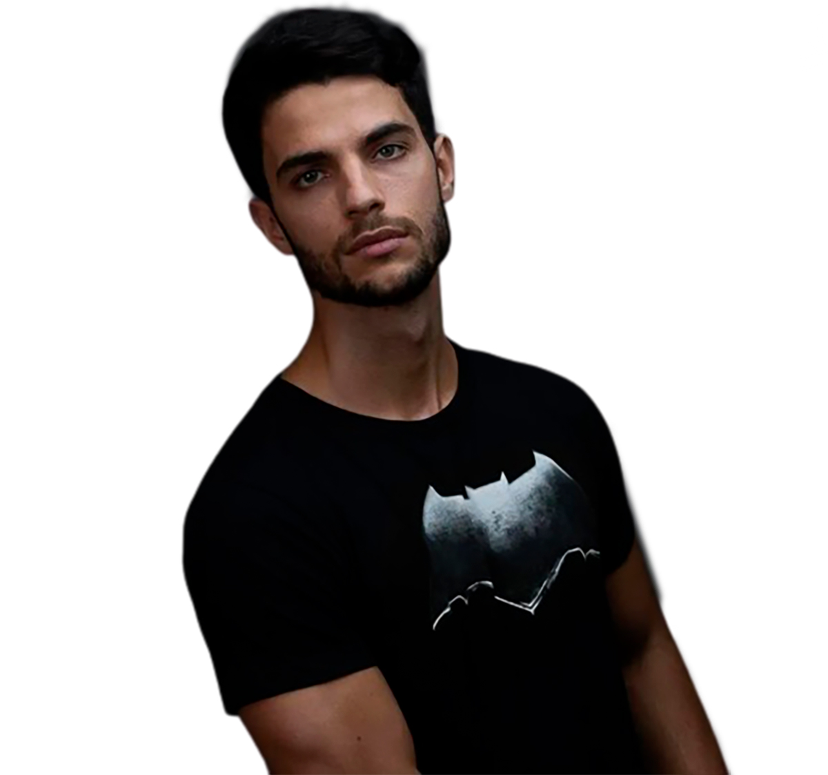 Playera Jl Batman Logo Mascara De Latex