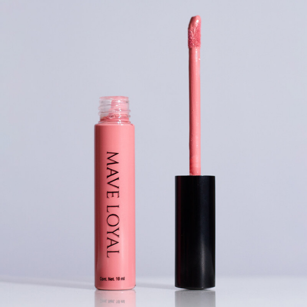 Labial Mate Larga Duración Color Rosa Nude Vitamina E Libre de Parabenos 10 ml