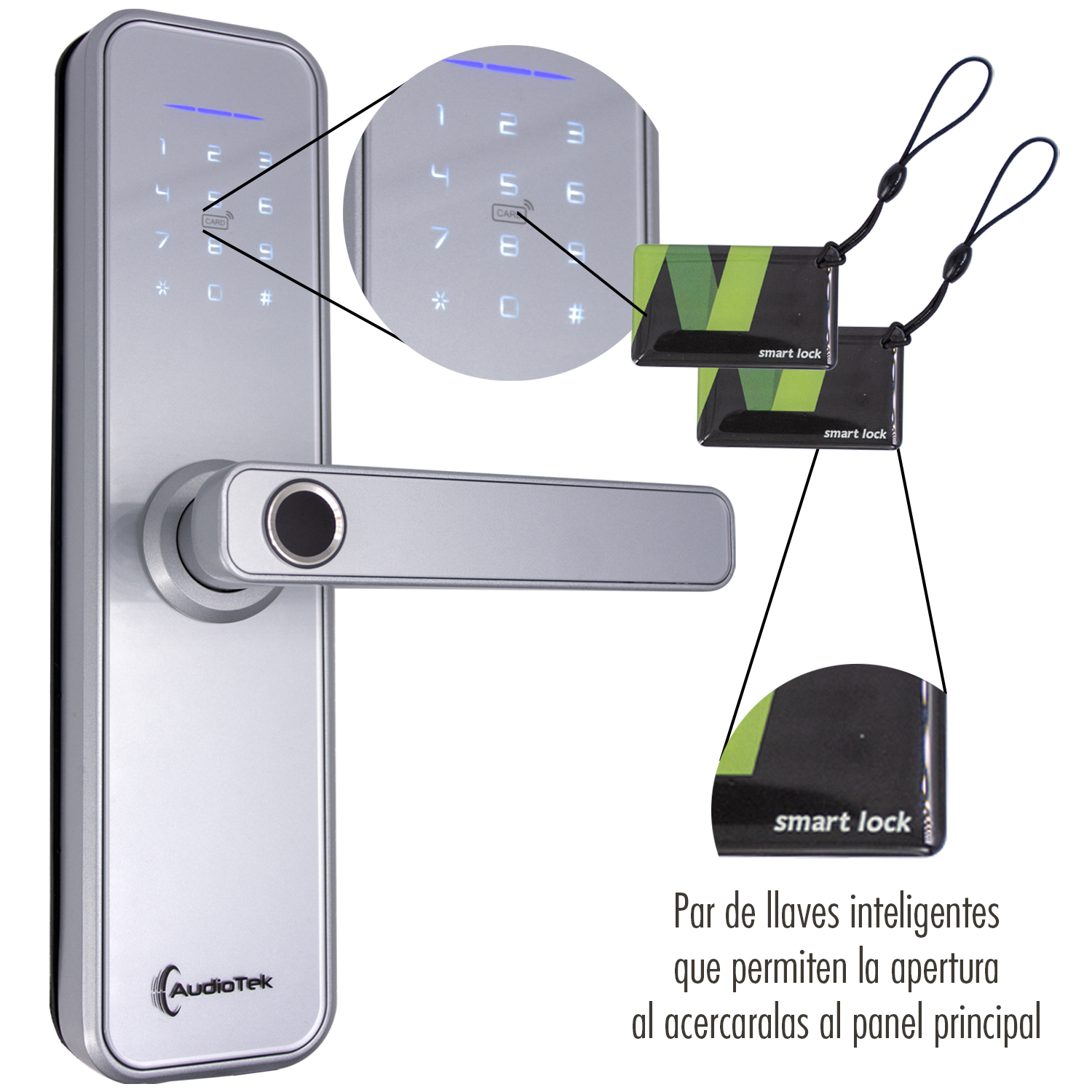 Cerradura Electronica Huella Biometrica Wifi Chapa Digital Inteligente App  Seguridad