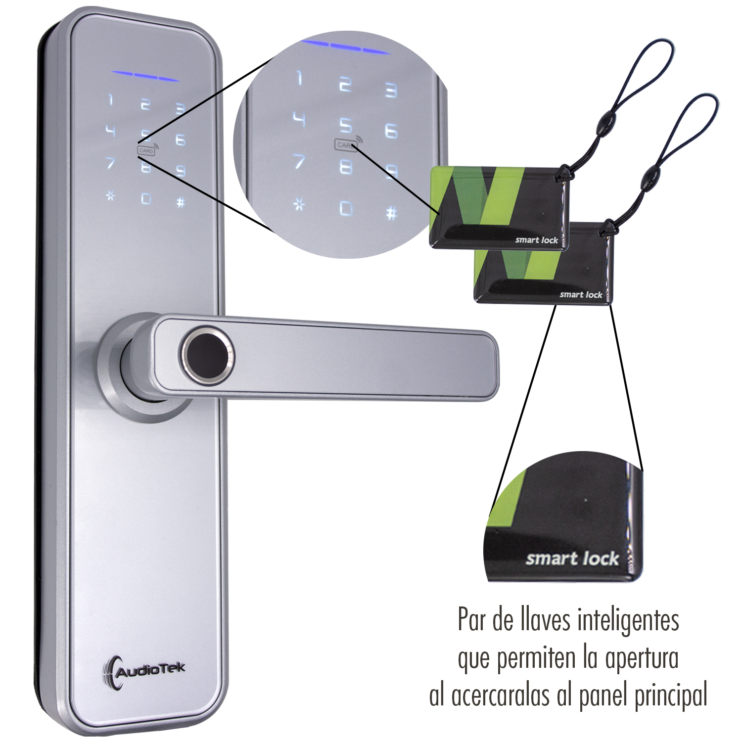 Cerradura Electronica Huella Biometrica Wifi Chapa Digital Inteligente App Seguridad