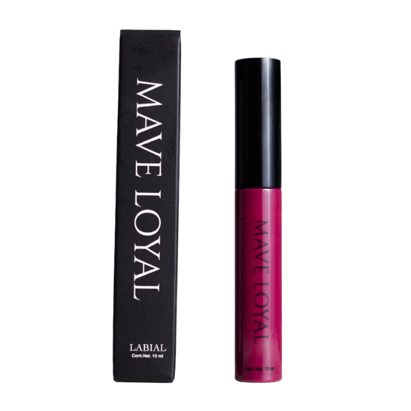 Labial Mate Larga Duración Color Morado Vitamina E Libre de Parabenos 10 ml