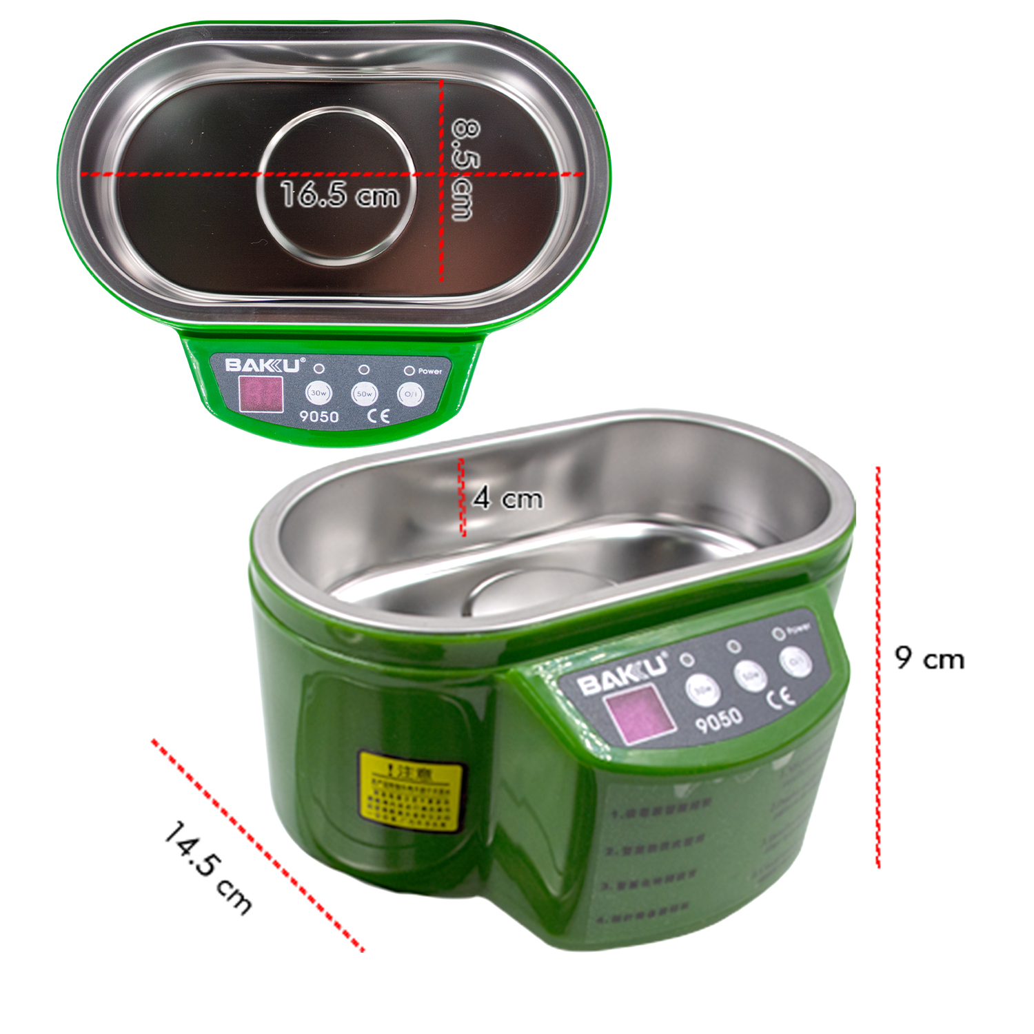 Tina de Limpieza Ultrasonica Ultrasonido Ciclo 30w/50w Joyeria