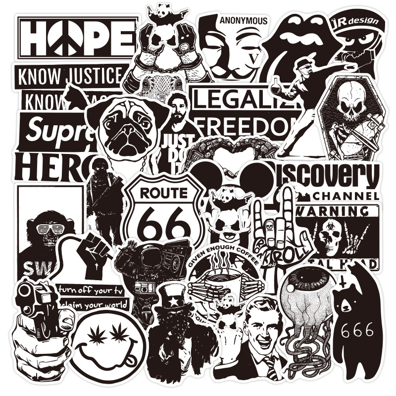 100 Calcomanías Para Moto Alta Calidad Contra Agua Diseño 3