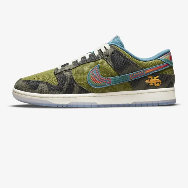 Tenis Nike Dunk Low Prm Verde Deportivo Talla #27 Hombre