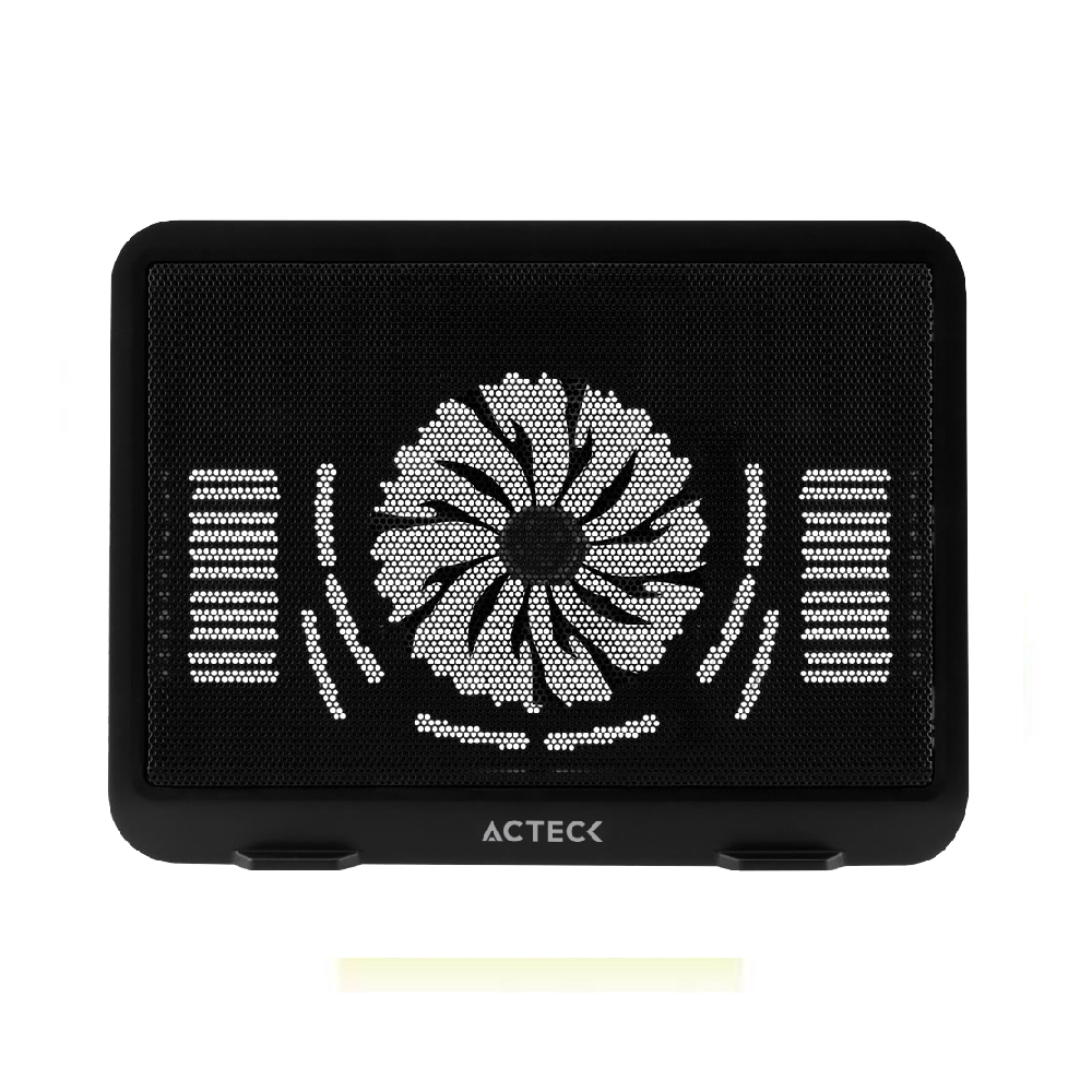 BASE ENFRIADORA ACTECK LAPTOP DE 15 PULGADAS / 1 VENTILADOR / COLOR NEGRO / AC-92908
