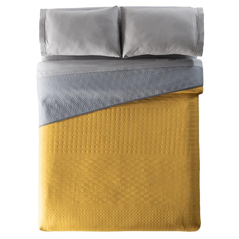 Edredón Novo Mostaza Matrimonial - Vianney 