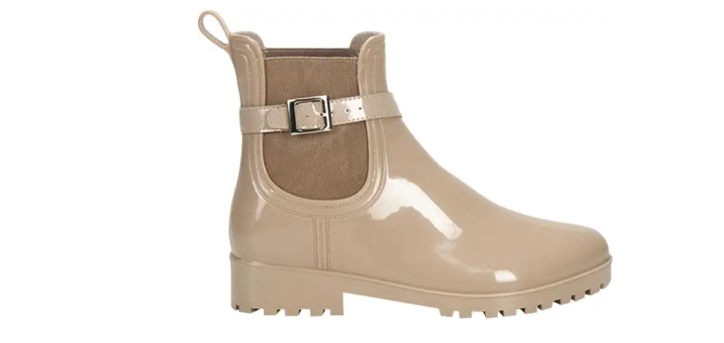 Botas Dama Mujer Casual Comodas De Lluvia Color Arena Pink 