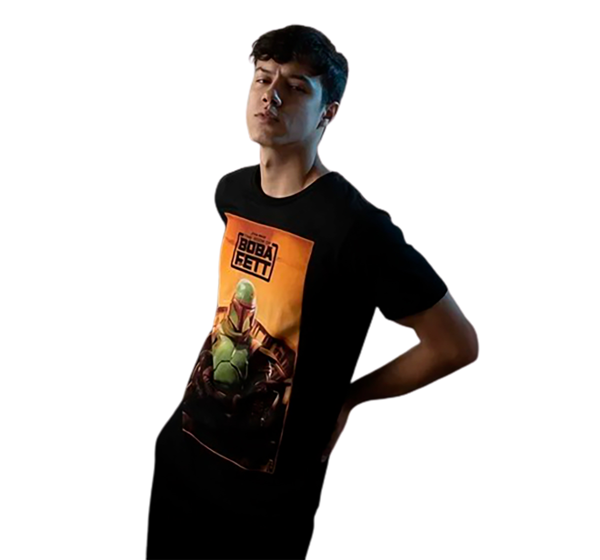 Playera Boba Feet Poster Hombre Mascara De Látex Star Wars