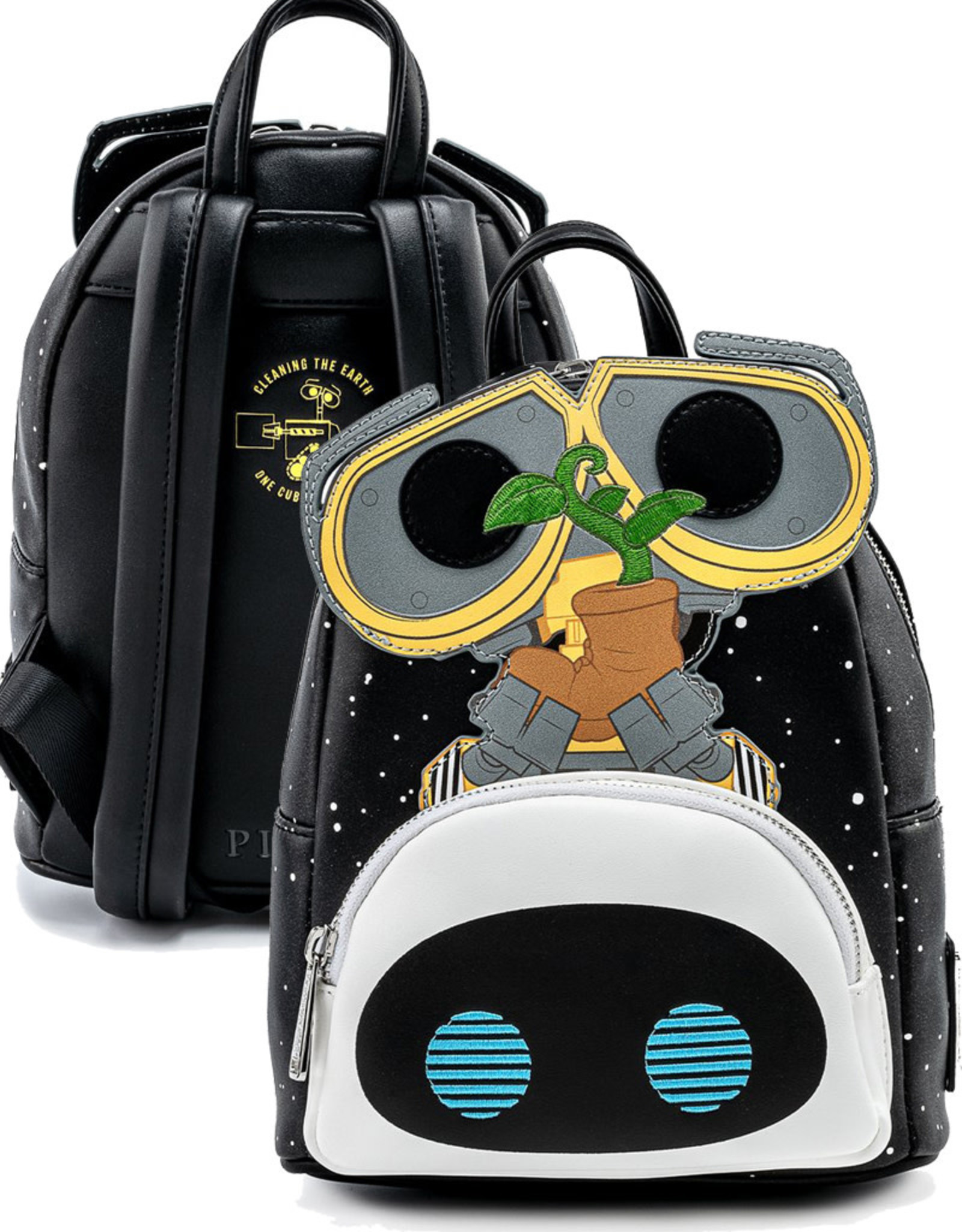 Wall-E & Eva Loungefly Disney Pixar Mini Back Pack Bolso Mochila Bolsa