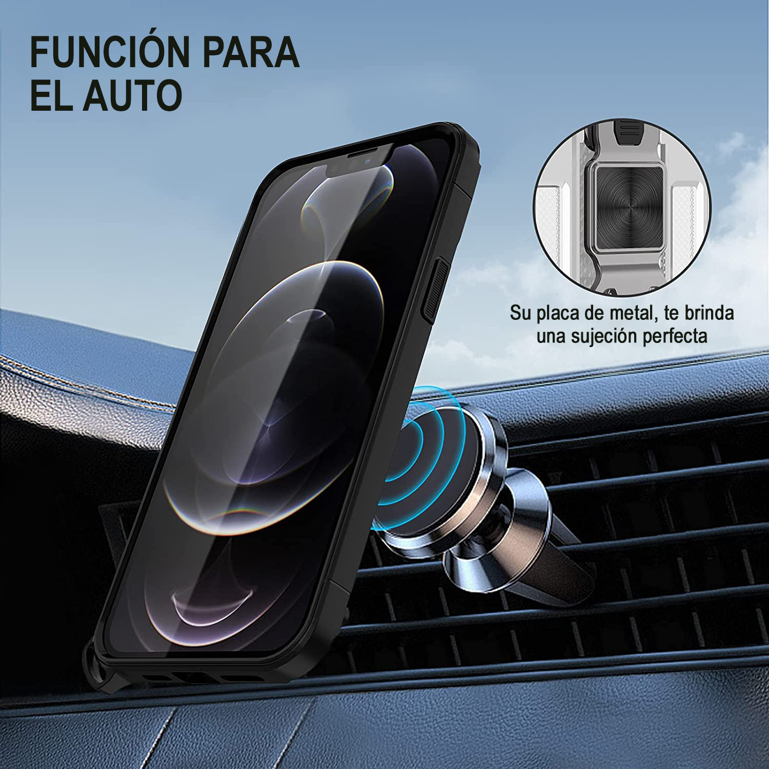 Funda Uso Rudo incorporado con destapador para Moto G60 Verde 1pz Mas Mica 9D