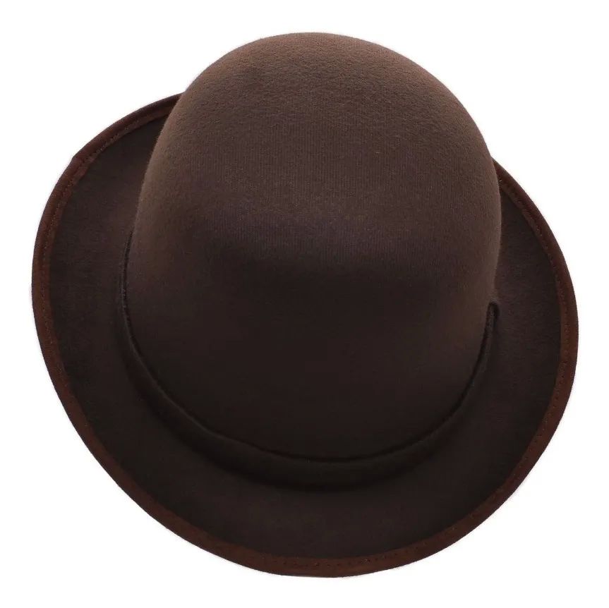Sombrero Elegante Tipo Bombín Hípster Unisex De Vestir Formal Cafe