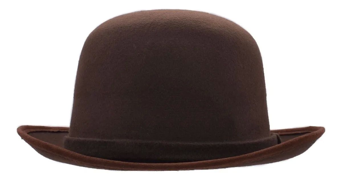 Sombrero Elegante Tipo Bombín Hípster Unisex De Vestir Formal Cafe
