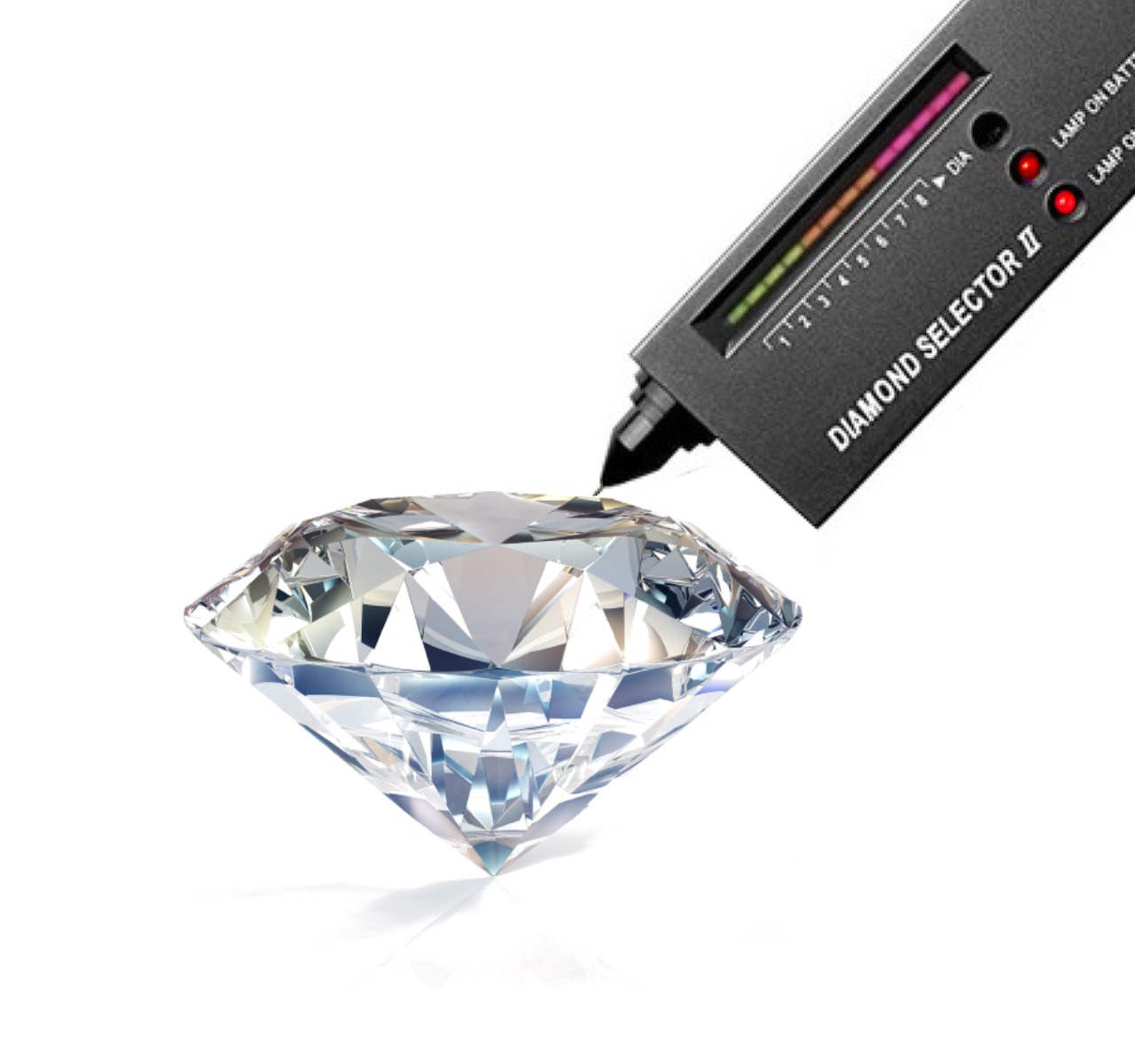 Diamante Moissanita Corte Redondo 1.0ct 6.5mm, Certificado VAROURO 