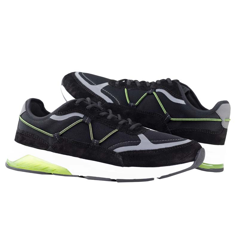 TENIS URBANOS DE CABALLERO FLEXI 407502 NEGRO SUELA LIGERA