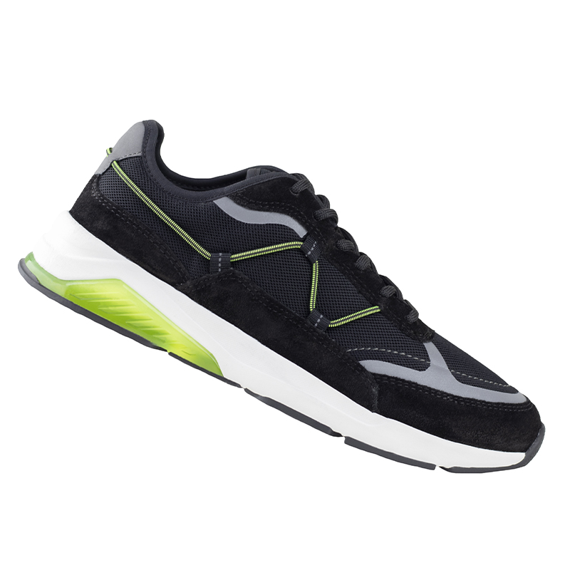 TENIS URBANOS DE CABALLERO FLEXI 407502 NEGRO SUELA LIGERA
