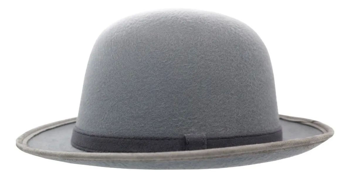 Sombrero Elegante Tipo Bombín Hípster Unisex De Vestir Formal Gris