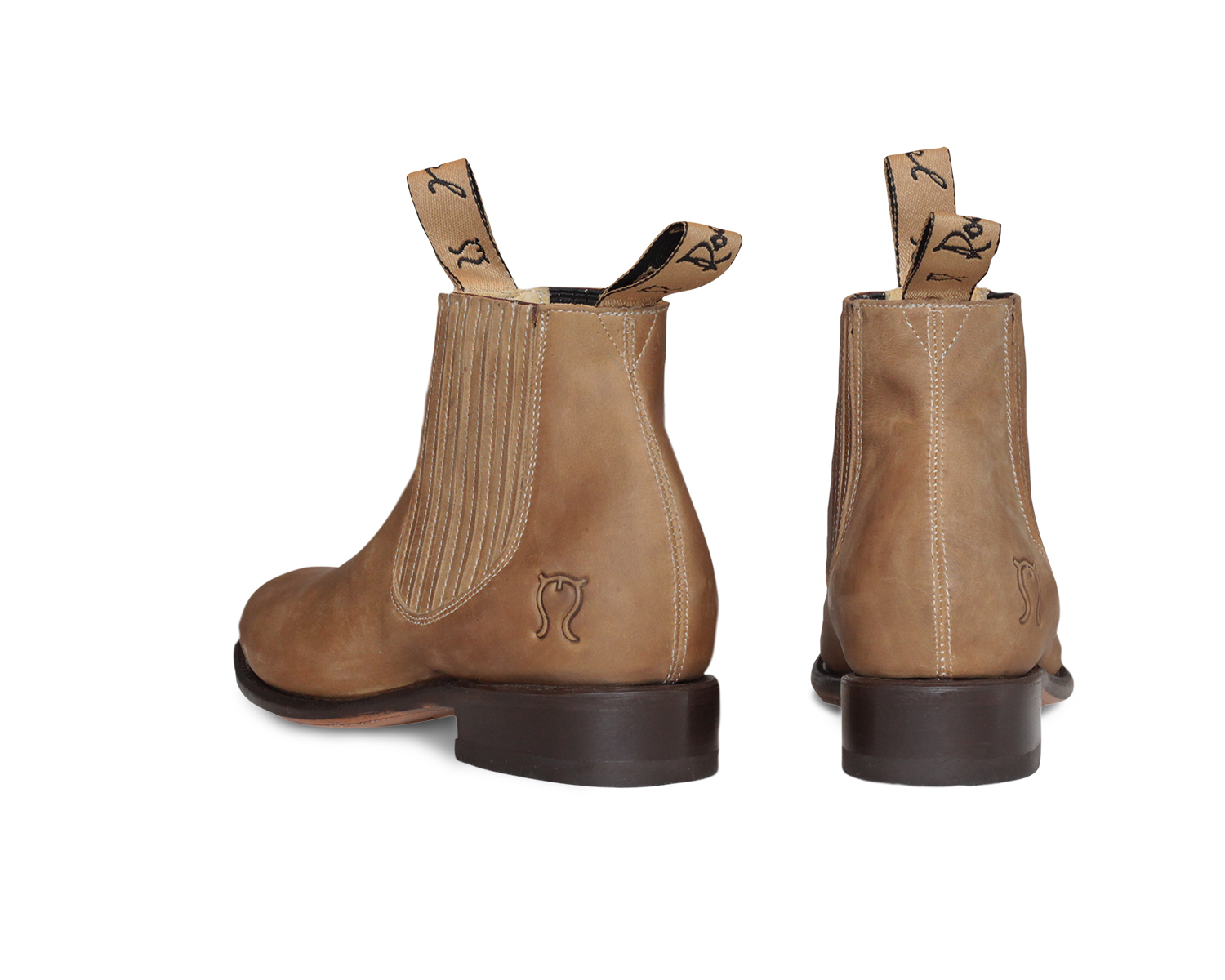 Botin Charro piel acabado crazy (grasso)