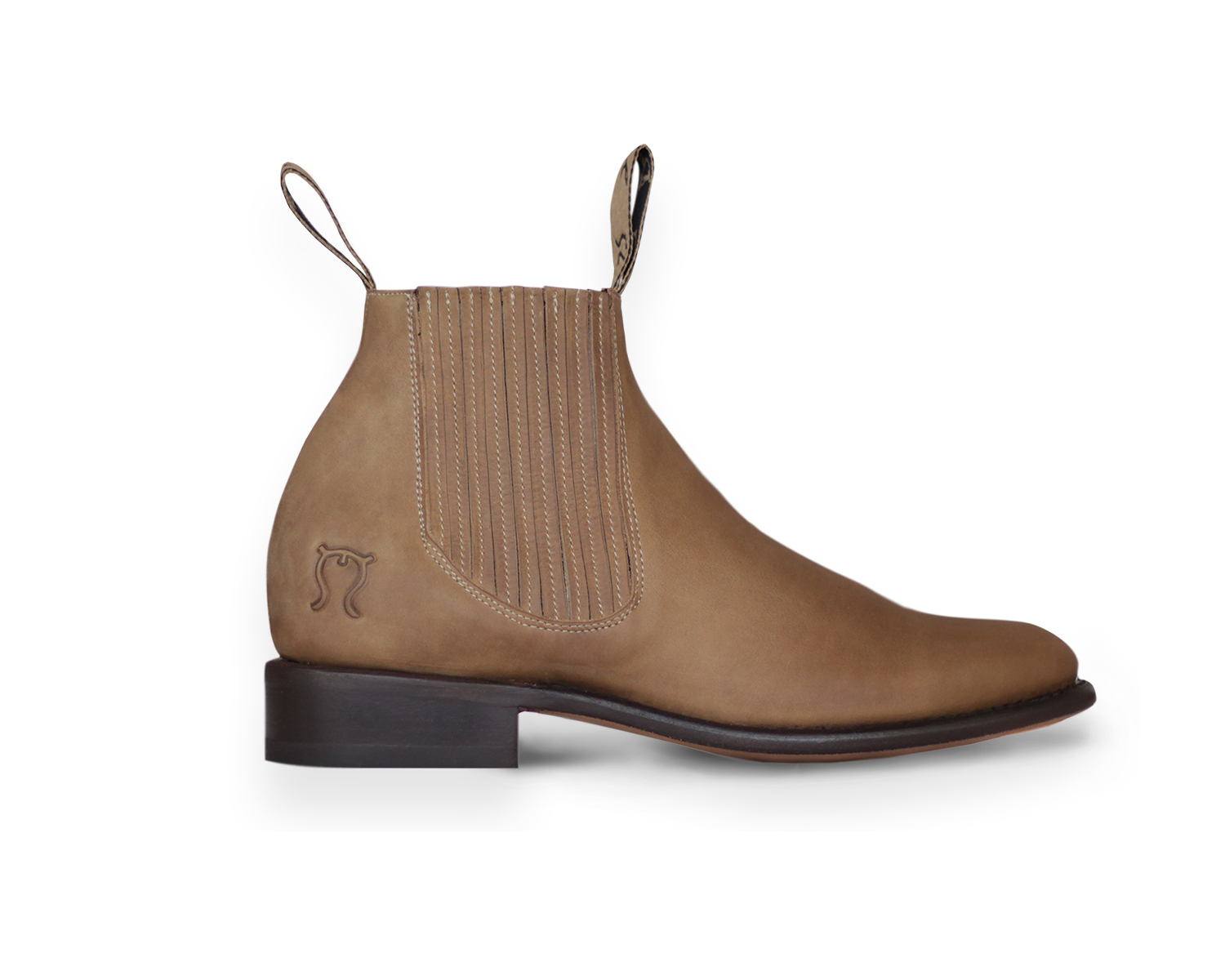 Botin Charro piel acabado crazy (grasso)