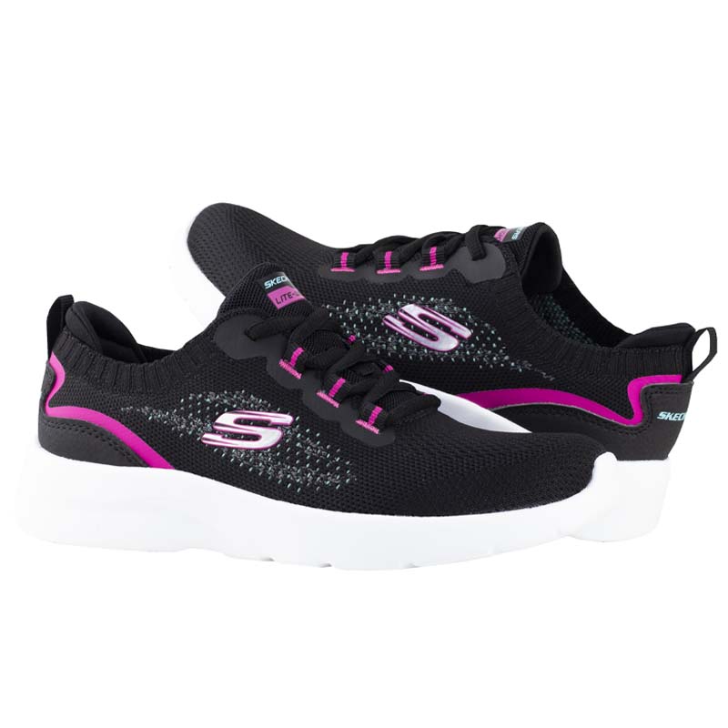 TENIS SKECHERS DYNAMIGHT 2.0 MEMORY FOAM 149546 NEGRO ROSA