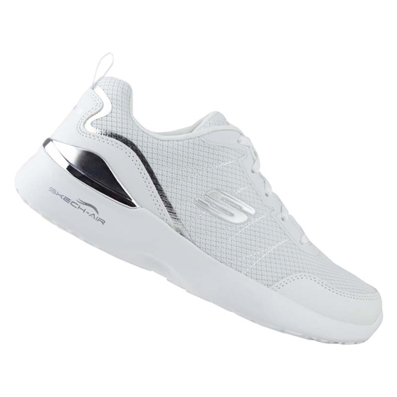 TENIS SKECHERS SKECH AIR 149660 BLANCO PLATA PARA CORRER
