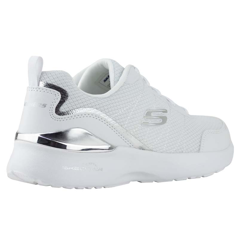 TENIS SKECHERS SKECH AIR 149660 BLANCO PLATA PARA CORRER