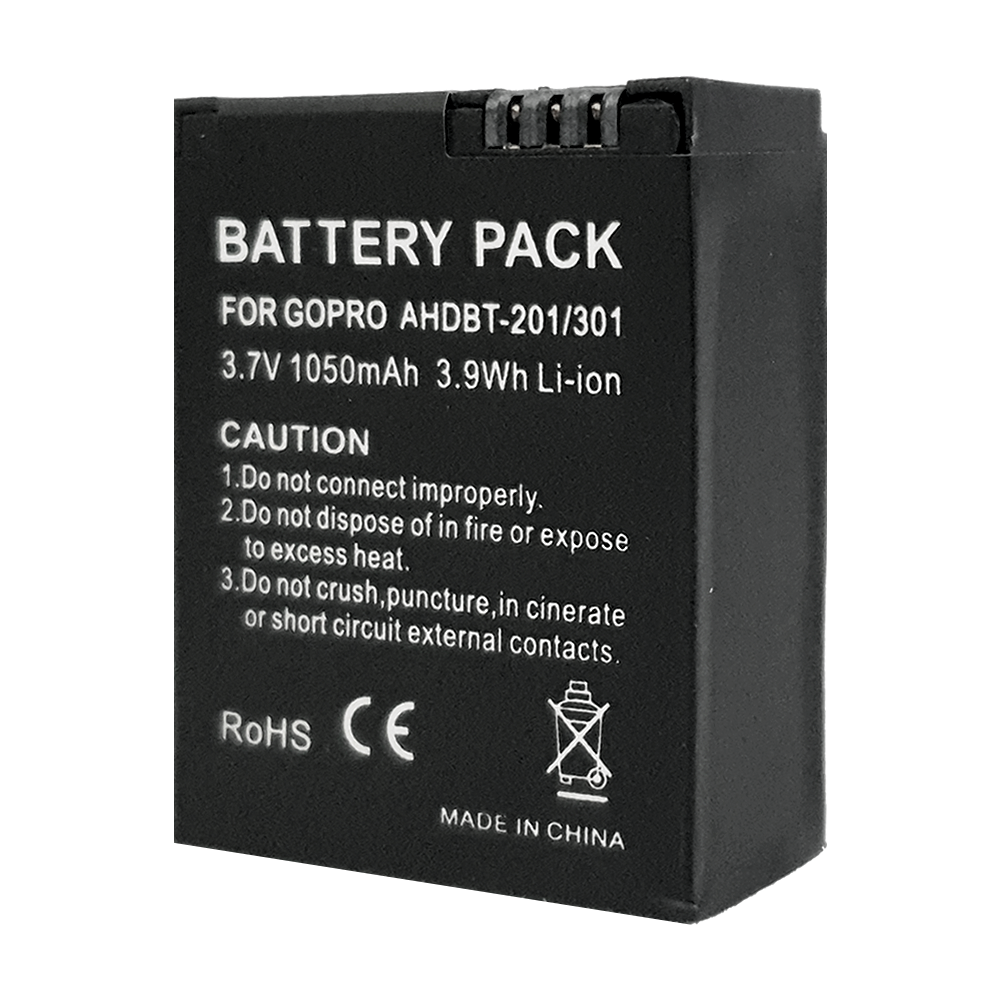 Batería Compatible GoPro Hero 3 3+ 1050mAh AHDBT-201/301