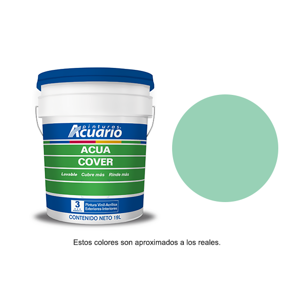 Pintura Acuario Acua Cover Cubeta 19 Lt Color Turquesa VA90790