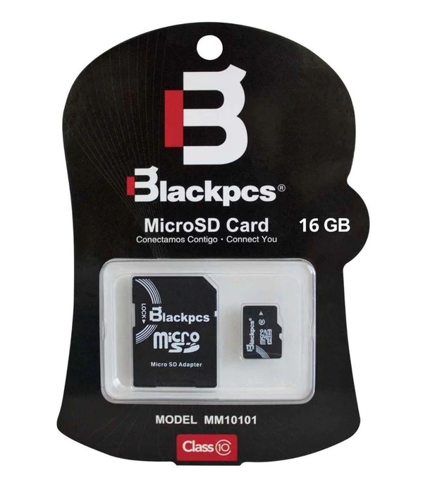 Memoria Micro SD 16 GB 30 MB/s Negro Clase 10 Celular Tableta Foto Video MM10101-16 Musica Portatil