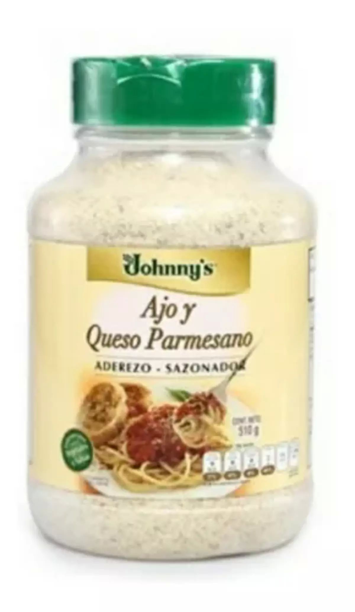 Sazonador Ajo Y Queso Parmesano Jhonny´s 510g Aderezo