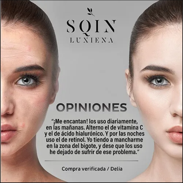 Kit Suero Serum Vitamina C + Ácido Hialurónico Facial + Retinol