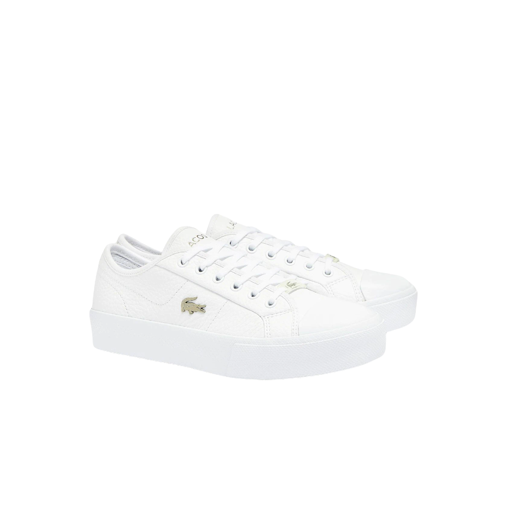 TENIS LACOSTE DE DAMA BLACOS CON PLATAFORMA ZIANE PLIUS