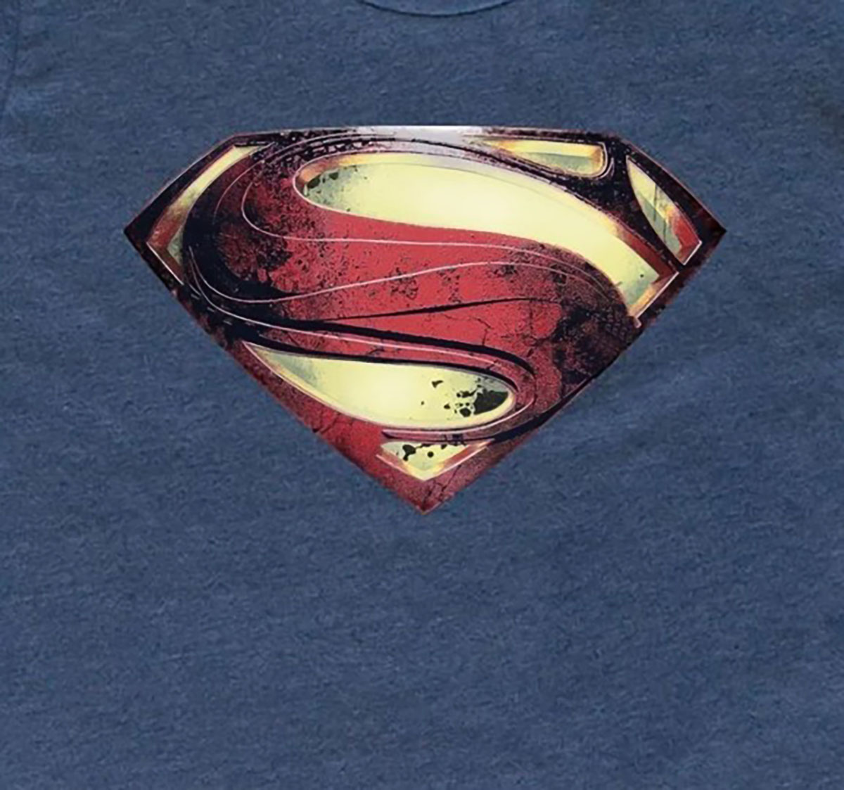 Escudo Superman Playera Blanca Superman Playera De Cuello Redondo