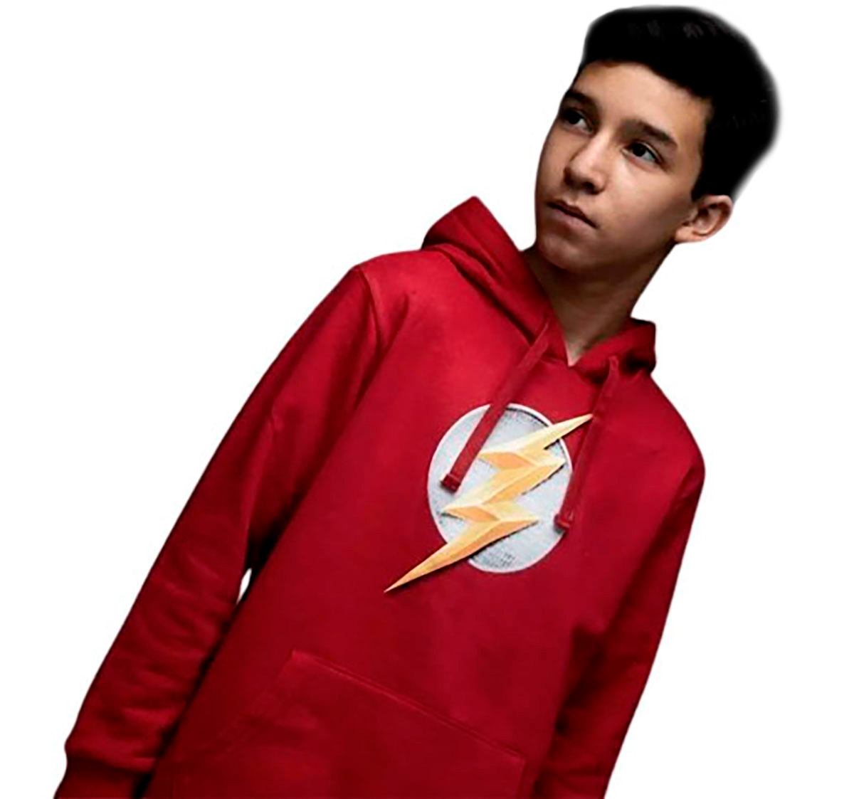 Sudadera Jl Flash Logo Hoodie Niño Mascara De Latex
