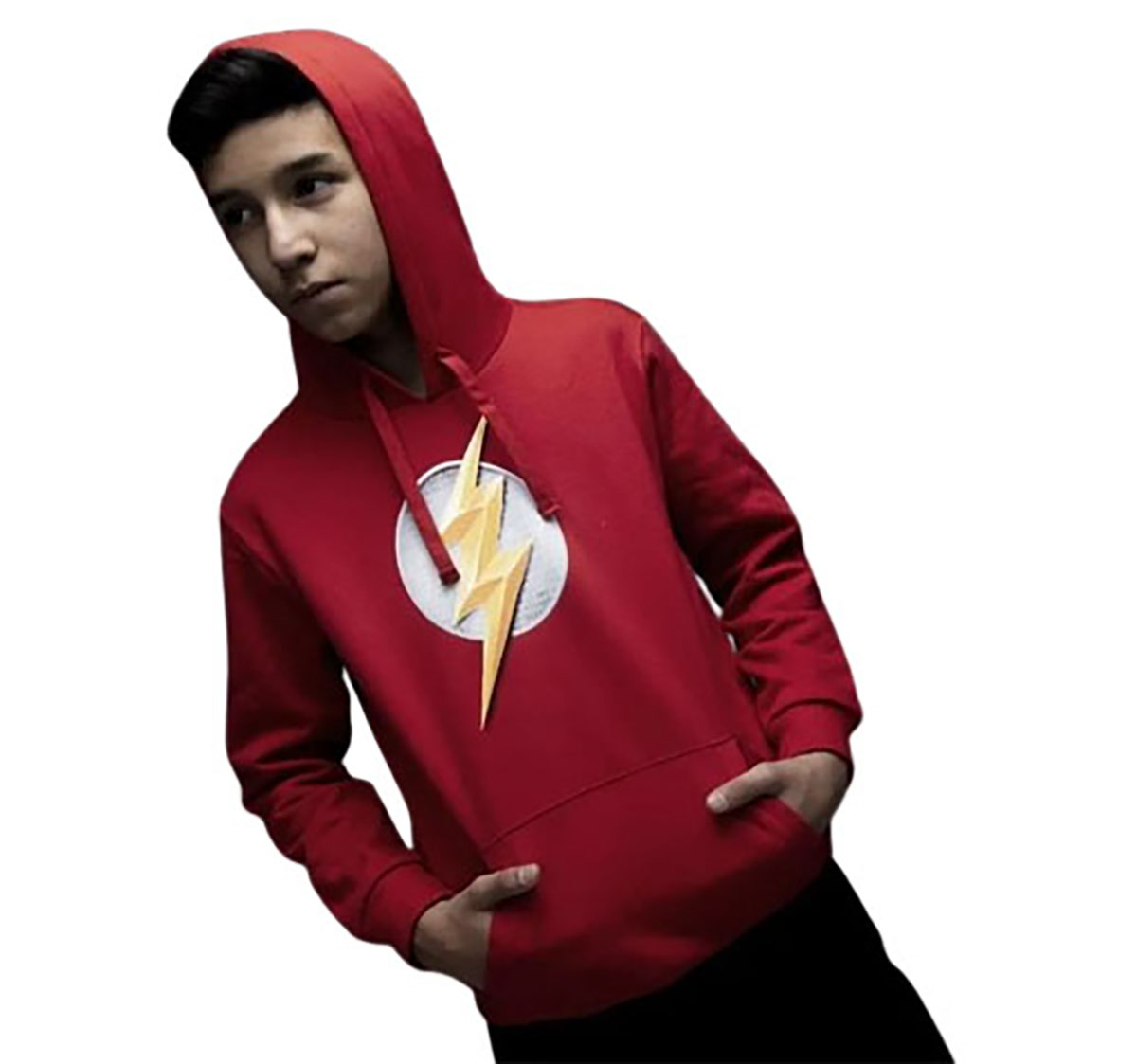 Sudadera Jl Flash Logo Hoodie Niño Mascara De Latex