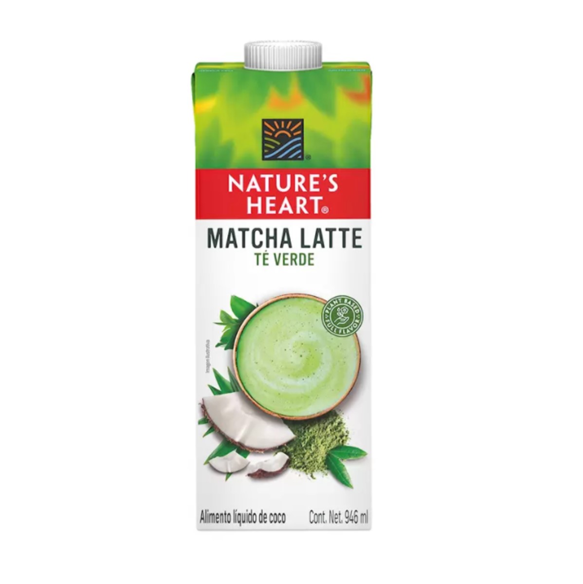 Bebida Matcha Latte 4 Piezas De 946ml Natures Heart