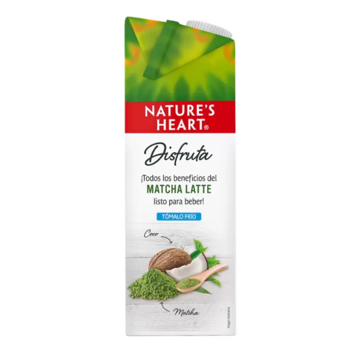 Bebida Matcha Latte 4 Piezas De 946ml Natures Heart