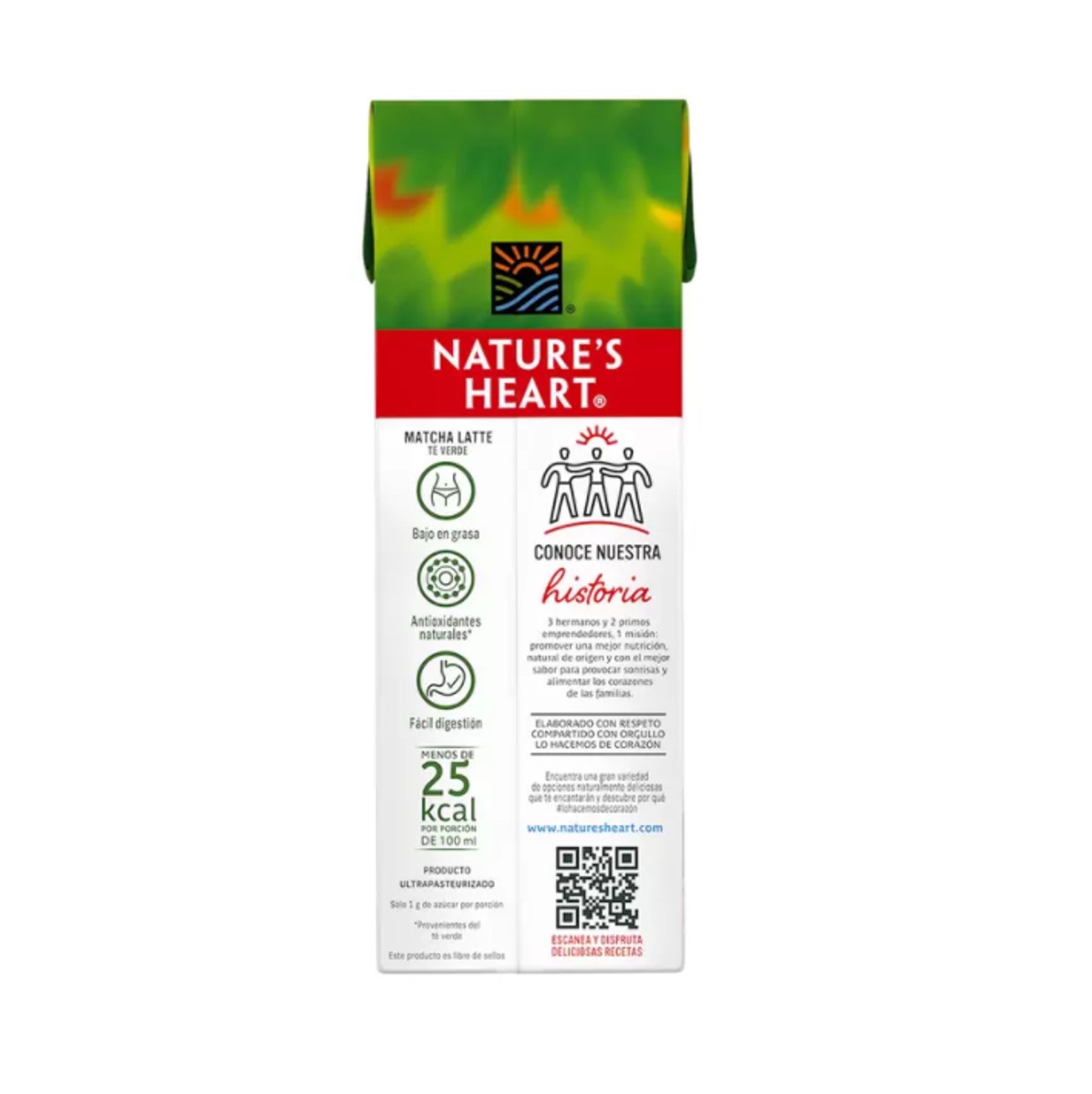 Bebida Matcha Latte 4 Piezas De 946ml Natures Heart