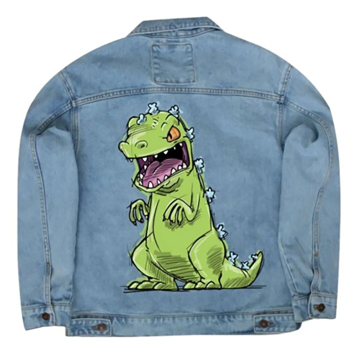 Reptar Jacket Mujer Mascara De Latex. Rugrats