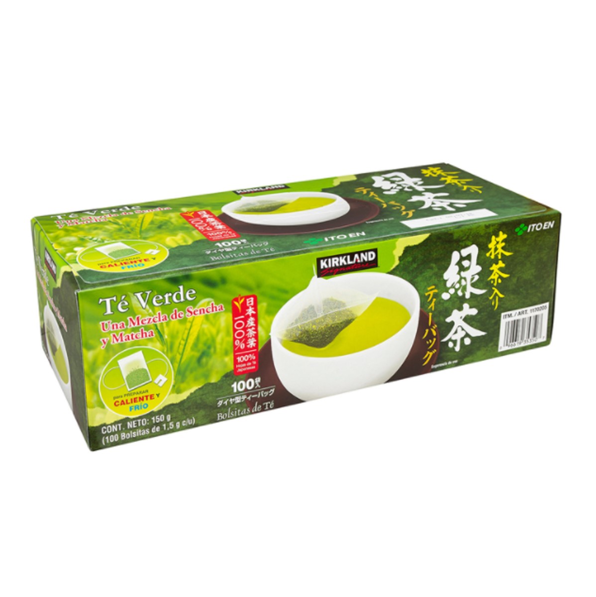 Kirkland Signature Te Verde Japonés 100 Sobres